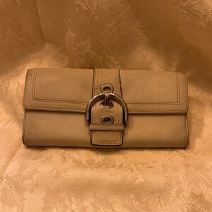 Coach Tan Leather Women's Wallet